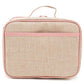 SoYoung Raw Linen Insulated Lunch Box - Neo Rainbow