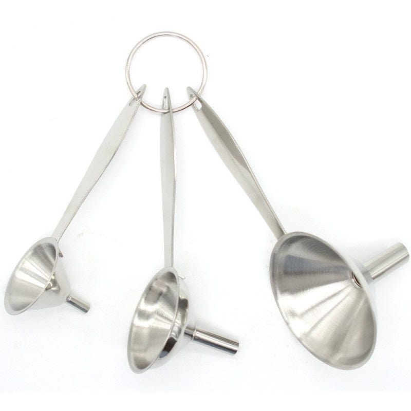 Stainless Steel Funnels 304 grade - Set of 3