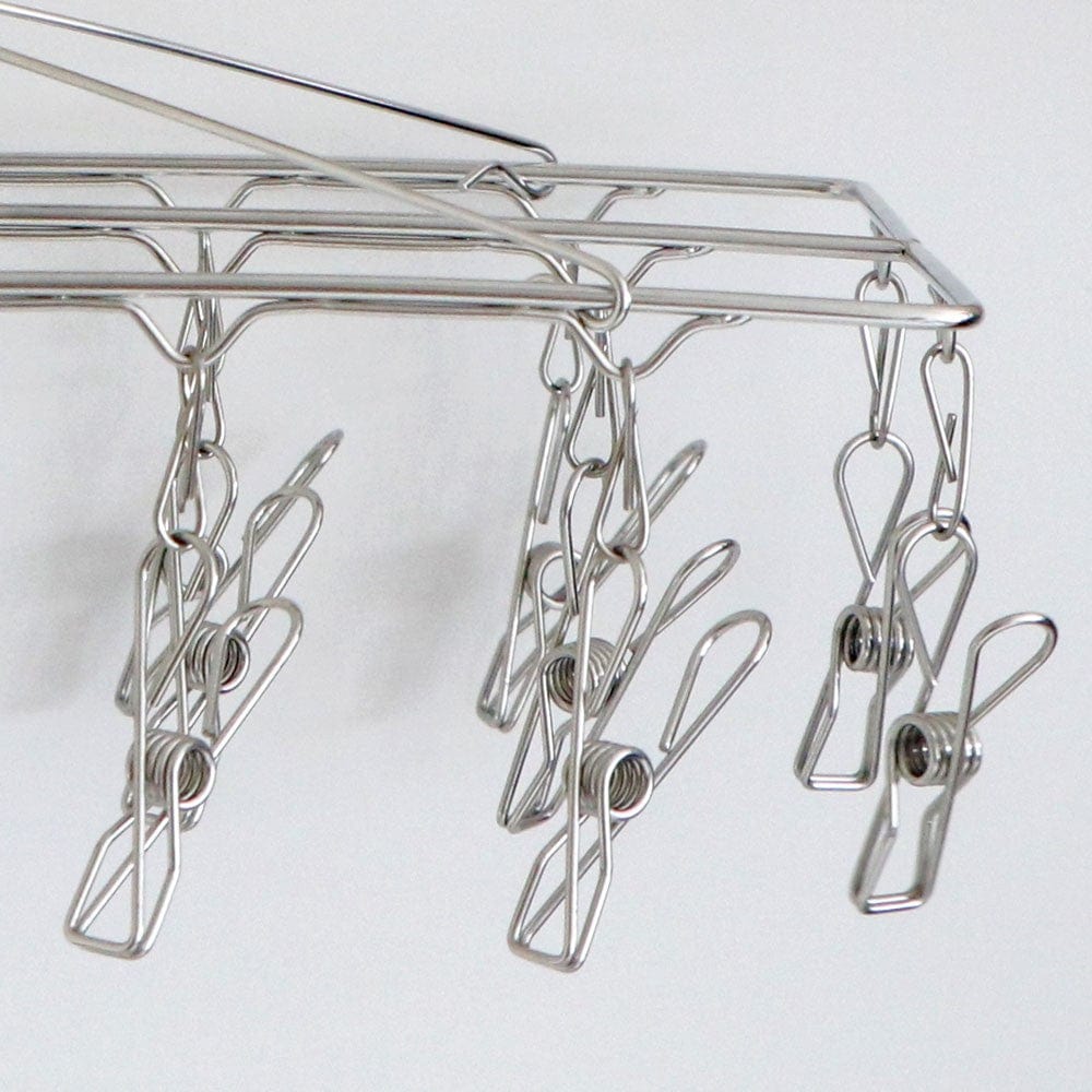 Stainless Steel Sock Hanger 201S Grade with 19 Pegs