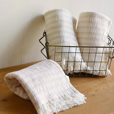 Buy Ten I Muhou Slub Gauze Bath Towel - Beige – Biome US Online