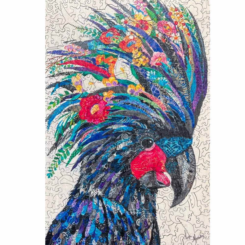 Twigg Puzzles Lisa Morales Black Cockatoo - 389 Piece