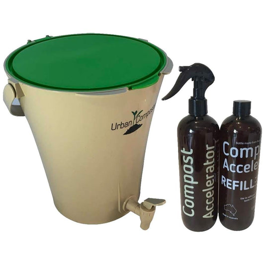 Urban Composter Bokashi City Compost Starter Kit 7L - Lime