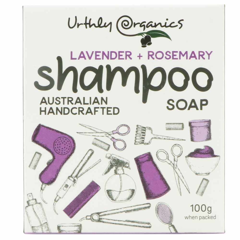 Urthly Organics Hair & Body Shampoo Bar - Lavender Rosemary